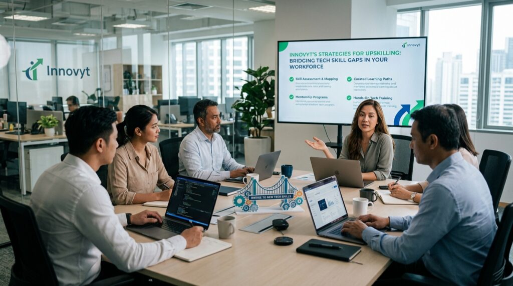 Innovyt's Strategies for Upskilling: Bridging Tech Skill Gaps in Your Workforce